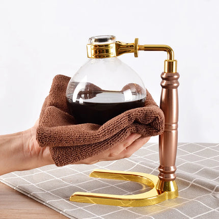 3/5Cups Syphon Pots High Quality Coffee Kettle Pot Set Filter Syphon Coffee Maker Tea Siphon Heat-Resistant Household Pot