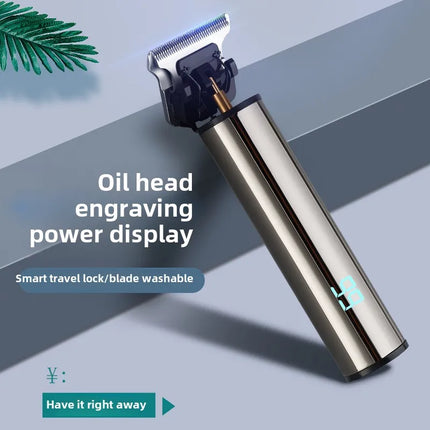 Men's Professional Hair Clipper USB Charging Hair Trimmer Electric Hair Cutting Machine Vintage Hair Cutting Kit with Guide Comb