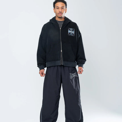 Summer Inaka Power New Men's and Women's POWERSHOT BAGGY Running Oversized Loose Casual Street Y2K Casual Black Sportswear Pants