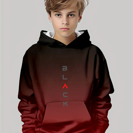 Kids Clothes Boys Hoodies Long Sleeve 3D Letter Print Children Spring Fall Clothes Casual Fashion Outdoor Child Girl Clothes Top