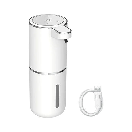 380ml Automatic Soap Dispenser Foam USB Charging Touchless Smart Display Infrared Sensor Hand Washer