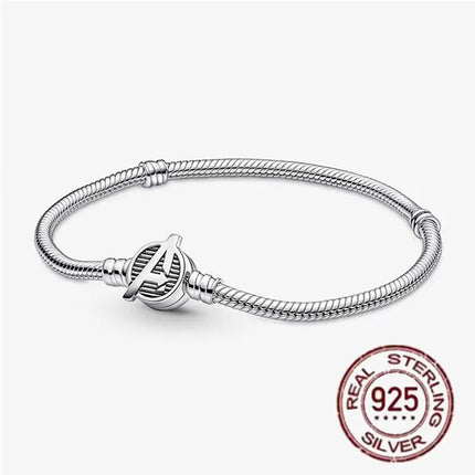 NEW 100% S925 pure silver Spider Man snake bone bracelet, suitable for original DlY bracelet, women's fashionable jewelry gift