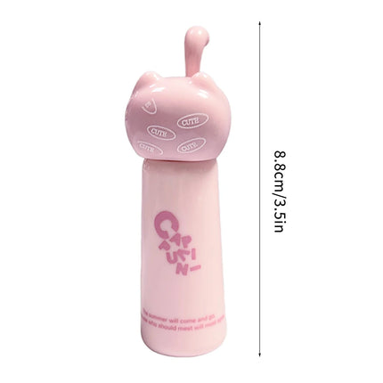 Cappuvini Cute Cat Lip Gloss Moisturizing Smooth And Long-lasting Lip Glaze 4 Shades Easy To Apply Lip Stain For Beginners