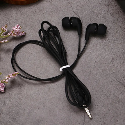 1 Pcs Fashion  4 Colors Super Bass With Built-in Microphone 3.5mm In-Ear Wired Earphone Hands Free For Smartphones Earbuds