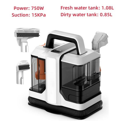 OMESER 750W Spot Cleaner Vacuum Cleaner Handheld Carpet Cleaner 15KPa 750W Spray Suction Integrated Machine Clean Machine