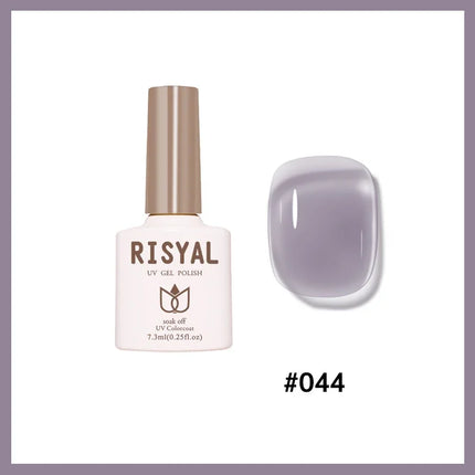 Jelly Transparent Ice Through Gel Nail Polish Pink Skin Color Semi Permanent Manicure Top Coat Soak Off UV Gel Varnish Nail Art