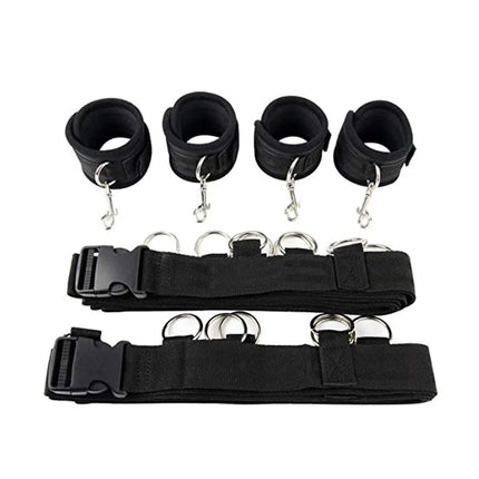 Restraint Erotica Binding Sex Forced Split Leg Straps Neck Wrist Bdsm Bondage Set Sex Toys For Woman Couples Product No Vibrator