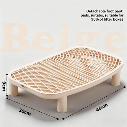 Cat litter pad anti-splash cat pad double-layer cat litter sand control pad cat toilet sand control table cat litter basin