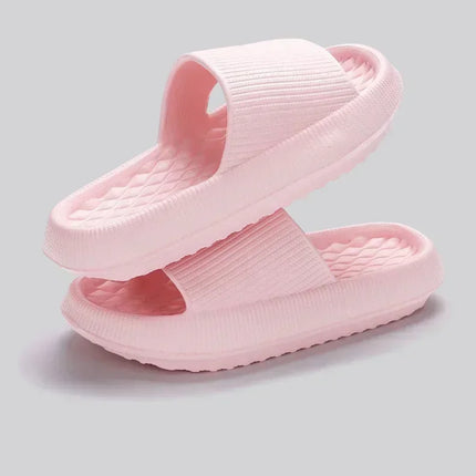 Women's Thick Platform Cloud Slippers EVA Soft Sole Pillow Slides Summer Beach Flip Flops Women Non Slip Bathroom Home Slippers