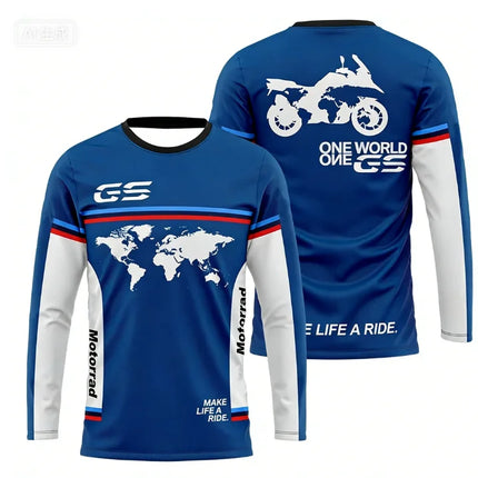 For Bmw Motorrad Long Sleeve Tops Men Women Clothing Motorcycle Mountain Bike Jersey Breathable Quick Dry Downhill Flexible Tops