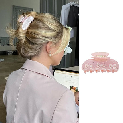 Cute Cherry Hair Clips for Women Girls Rhinestone Fruits Floral Bow Butterfly Acetate Hair Claws Shark Clip Hair Accessories