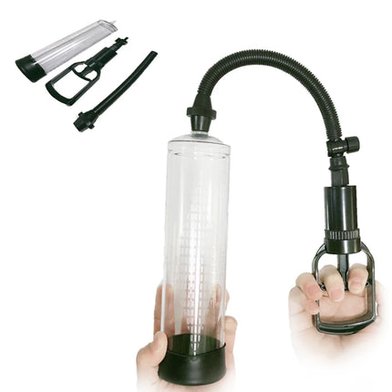 Penis Extender Enlarger Manual Vacuum Pump With Pressure Gauge  Cock Exercises Training Device Stronger Bigger Ejaculation 18+