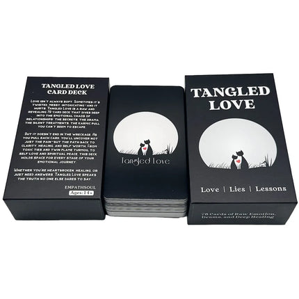 12x7cm Soul Heart ，Tangled Love Card Deck，78Pcs, No Manual Card Games Oracle