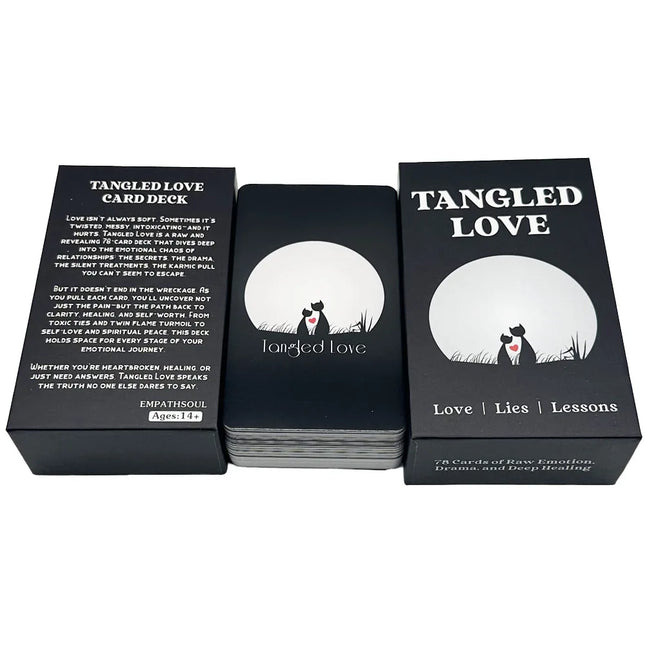 12x7cm Soul Heart ，Tangled Love Card Deck，78Pcs, No Manual Card Games Oracle