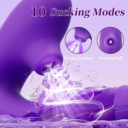 KUSHOR Sucking Vibrator Tapping Flapping Vibrator G Spot Clit Sucker Stimulator Vagina Massager Vibro Adults Sex Toys for Women