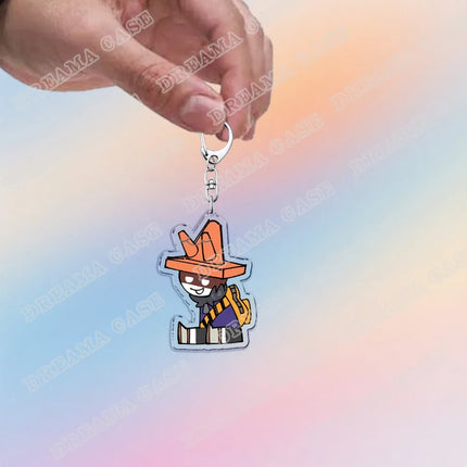 Popular Video Games Keychain Accessories Bag Charms Medkit Subspace Valk Meme Keychains Keyrings Jewelry Fans Game Gamer Gift