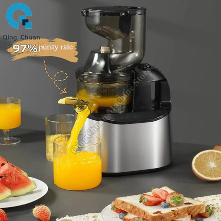 Juicer Stainless Steel Juicer Commercial Large Caliber Slag Juice Separation Fresh Juice Home Ice Cream Fruit Juicer