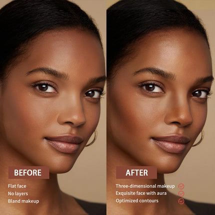 6 Colors Liquid Contour Long Wear Bronzer Cream Contour Makeup Long Lasting Nourishing Hydrating Face Contour 6 Colors