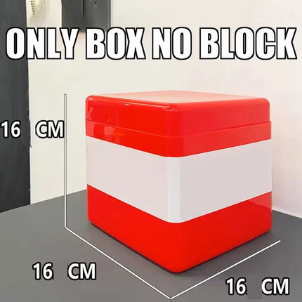 16cm Big Storage Box Magnetic Building Blocks Mine Magnet World Set Puzzle Toys For Kids Montessori Sensory Cubes Birthday Gifts