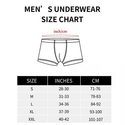 Male Fashion Personalized Custom Photo Logo Underwear Customized DIY Print Boxer Briefs Soft Shorts Panties Underpants