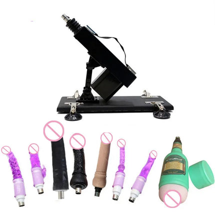 Powerful Vibrator Automatic Telescopic Sex Machine With Dildo Attachments Female Vagina Anal Masturbation Sex Toys For Women Men