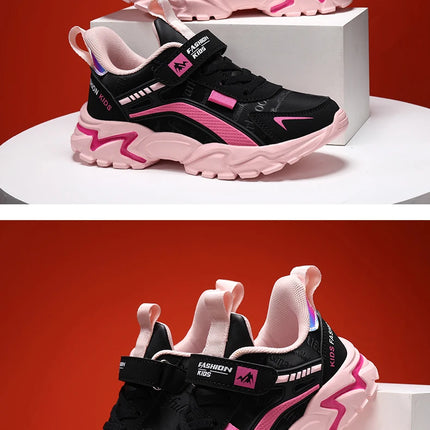 Kids Girls Shoes Running School Casual Sports Breathable Non-slip Sneakers Basketball Children Outdoor Walking Tennis All Season