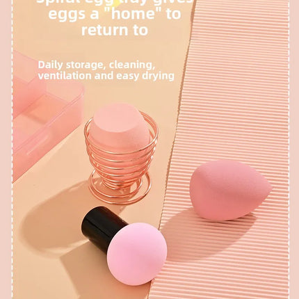 Magic Foundation Makeup Brush Set Soft Beauty Blender Gourd Shaped Makeup Sponge Loose Powder Brush Cosmetic Tools Kit
