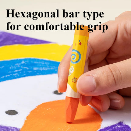 Deli 6961-6964 Oil Pastels 12-36 Colors Soft Wax Crayons EU US Certified Art Painting Pencils for Creative Drawing & Coloring