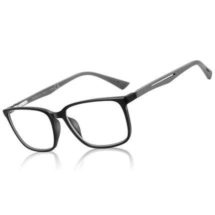 ZENOTTIC Square Prescription Glasses Anti Blue Light Photochromic optical Eyeglasses with Myopia Hyperopia Progressive Lens