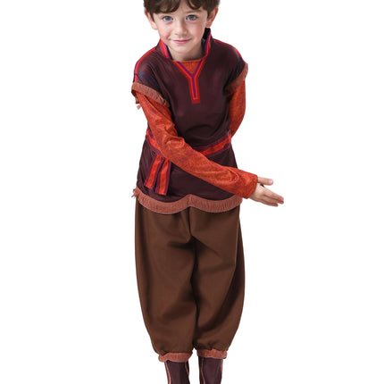 Child Boys Royal Ice Master Brave Kristoff Kids Favourite Movie Character Fancy Dress Halloween Party Cosplay Costume