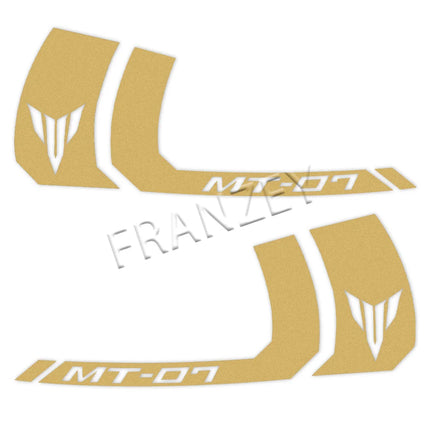 Motorcycle Fuel Tank Sticker 3M Stripe Logo Decal Accessories Waterproof For YAMAHA MT-07 MT07 mt 07