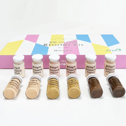 8ml Stayve BB Cream Hyaluronic Acid Facial Glow Serum Ampoule Essence Peptide Moisturizing Foundation Skin Rejuvenation Care