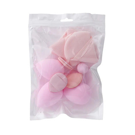 12Pcs Soft All-Purpose Makeup Sponge Set 4Types Beauty Tools Cosmetic Puff Dry Wet Dual Use Foundation Sponges Powder Puff