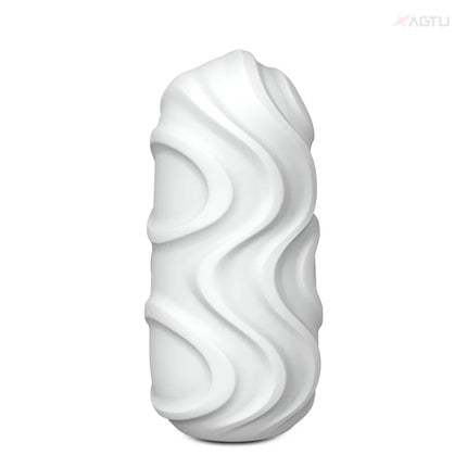 Silicone Male Masturbator Cup Portable Penis Trainer Penis Massage Stretchy Vagina Egg Vacuum Pocket Cup for Men Adult Sex Toys