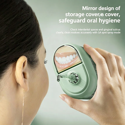 Portable Electric Water Flosser, Foldable & Retractable Oral Irrigator for Teeth Cleaning, Braces & Tongue Care