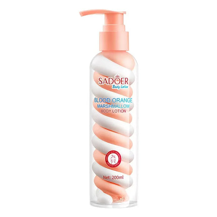 200ml(6.76fl.oz) Niacinamide Marshmallow Beauty Body Lotion, Moisturizing And Nourishing Skin, Restore Soft And Delicate, Moist