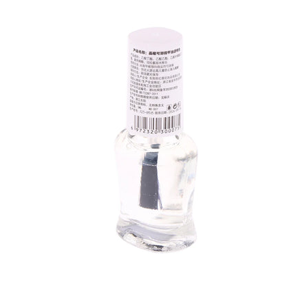 [Y]6ml Health Transparent Top Coat Clear Enhance Glitter Nail Polish Nail Art Armor Oil No-bake Long-lasting Quick-drying Oil