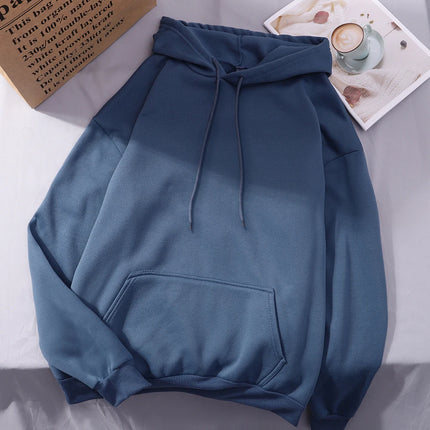 Fashion Men Women Hoodie Casual Hoodies Pullovers Sweatshirts Couple Tops Solid Color Hooded Spring Autumn Warm Fleece Hoody