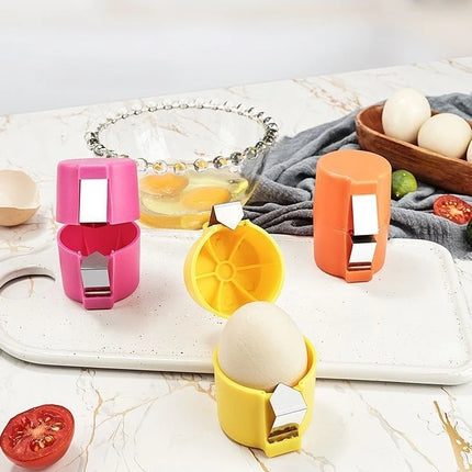 1PC Creative Egg Separator Tool Plastic Non-Stick Hand Eggs Breaker Multifunctional Convenient Baking Cooking Aid Kitchen Gadget