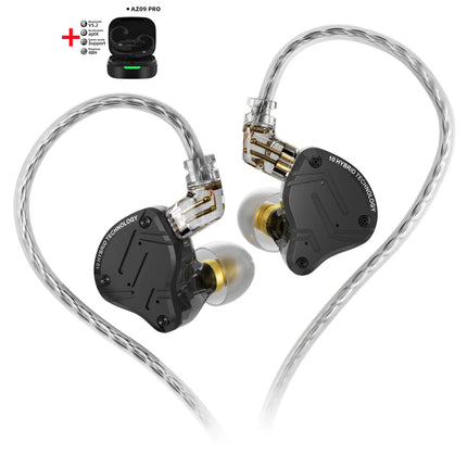 KZ ZS10 PRO X Wired Headset Hybrid Technology Earphone Monitor Earbud HIFI Bass Music Headphone HD Microphone Pure Sound Quality