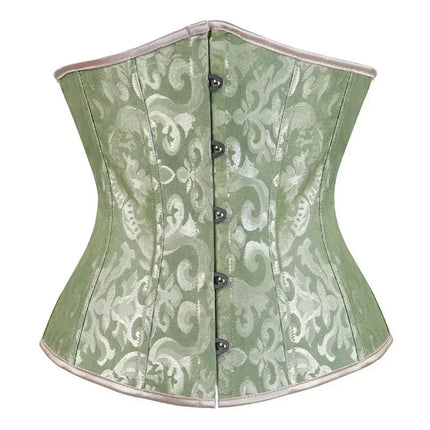 Women Corsets Bustiers Sexy Jacquard Underbust Corset Plastic Bones Korset Basques Shaper Elegant Waist Bustier Top