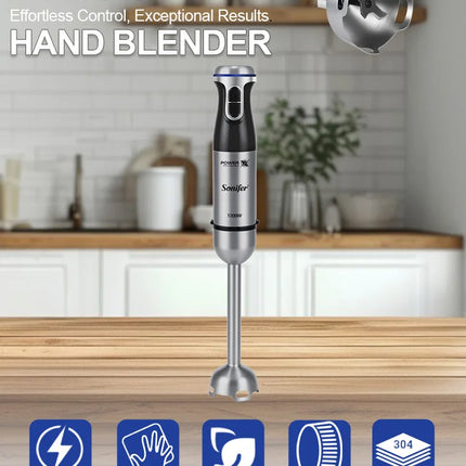 Hand Blender Sonifer SF-8180 1200W Immersion Blender Stainless Steel Blade Turbo Speed Control Smoothie Maker Kitchen