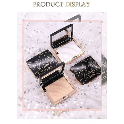 3Colors Facial Highlighter Makeup Palette Face Lasting Glow Brighten Contour Shimmer Powder Illuminator Highlight Cosmetics tool