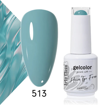 Arte Clavo Colourful Gel Nail Polish Nail Art Gel Varnishes Macaron Color Nail Semi Permanant Soak Off LED UV Gel Nail Varnishes