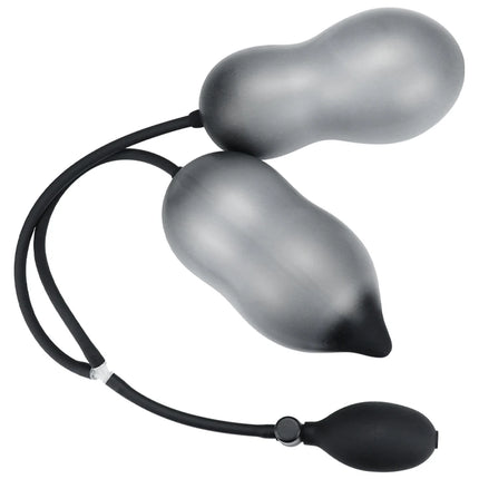 2 IN 1 Inflatable Anal Plug Expandable Dildo Pump Butt Plug Anal Dilator Bdsm Sex Toy Gay Prostate Massage For Anus Enlargement