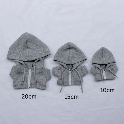 For 10cm Doll Clothes 15cm 20cm Dolls Clothes Outfit Hoodie Dolls Accessories Cultivate Hands-on Ability Children's Gift Toys