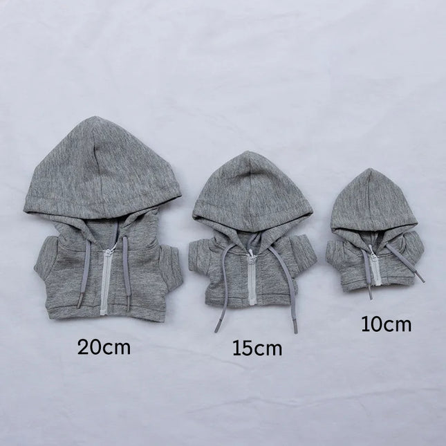 For 10cm Doll Clothes 15cm 20cm Dolls Clothes Outfit Hoodie Dolls Accessories Cultivate Hands-on Ability Children's Gift Toys