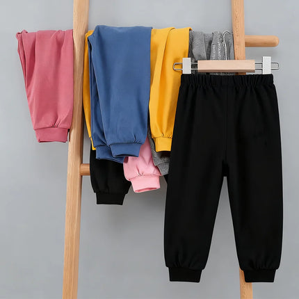 Cotton Kids Pants Baby Boys Leisure Sport Pants Little Girls Trousers Children Toddler Fashion Sweatpants Casual Pants
