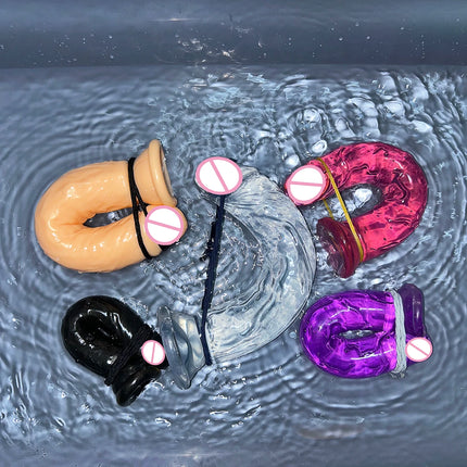 Cheap 5 Colors Small Transparent Dildo Suction Cup Jelly Dick Women Erotic Anal Sex Toys Soft Clitoral Vaginal Masturbators Penis