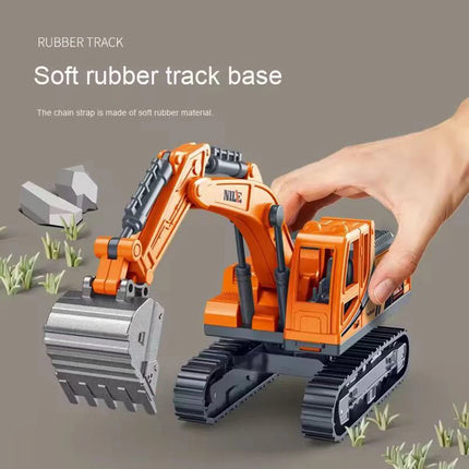 1pc excavator quality new type of inertial excavation car engineering car  party supplies children education toys boys and girl
